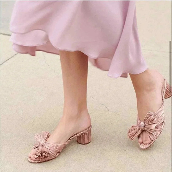 LOEFFLER RANDALL Emilia Pleated Bow Heel - Picture 2 of 9